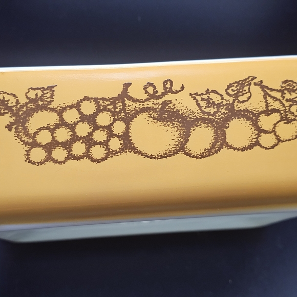 Vintage Pyrex Old Orchard 0503 1.5 QT Ovenware Refrigerator Dish no Lid - Picture 7 of 16